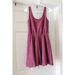 Maroon crochet summer dress